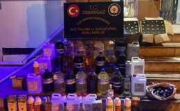 Bursa’da Kaçak Alkol Operasyonunda 1 Gözaltı