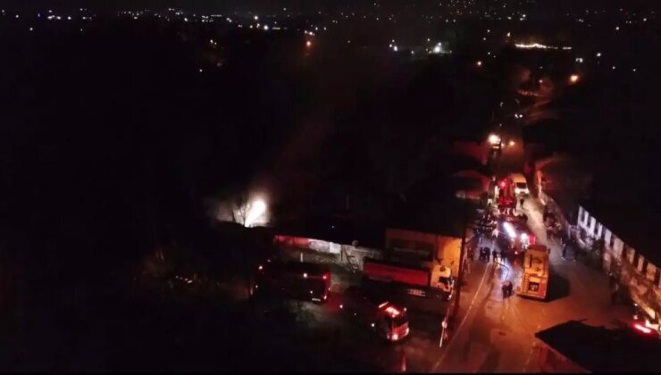 Bursa’da Restoranın Bulunduğu Çiftlikte Yangın Çıktı