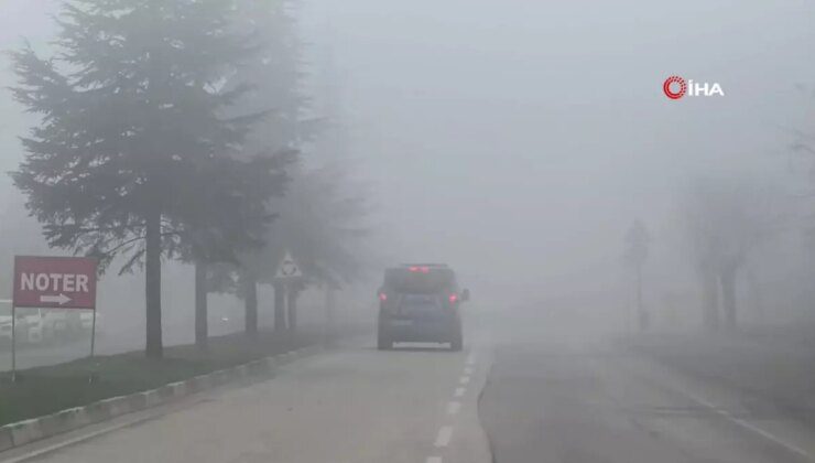 Bursa’da Yoğun Sis Hayatı Olumsuz Etkiledi