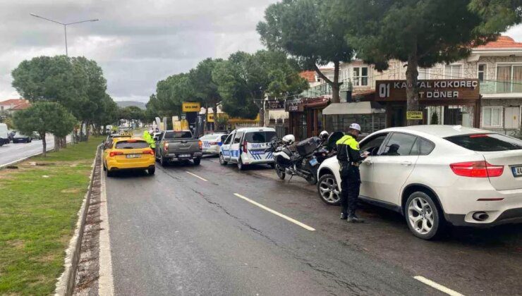 Çeşme’de Trafik Denetimlerinde Yaya İhlalleri Cezalandırıldı