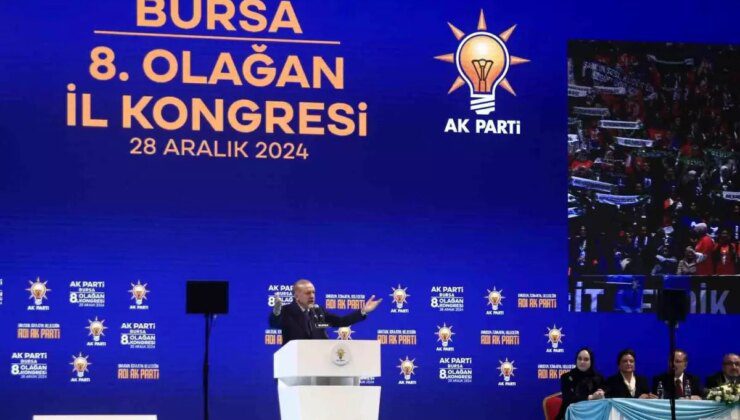 Cumhurbaşkanı Erdoğan, Bursa’ya 785 milyar liralık yatırım yaptıklarını açıkladı