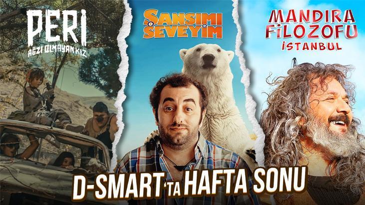 D-Smart’ta hafta sonu programı belli oldu! Beyaz perdenin keyifli filmleri ekranda