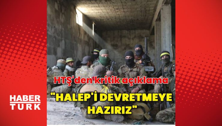 HTŞ: Halep'i devretmeye hazırız | Dış Haberler