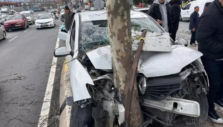 İstanbul Ataşehir’de Trafik Kazası: Sürücü Yaralandı