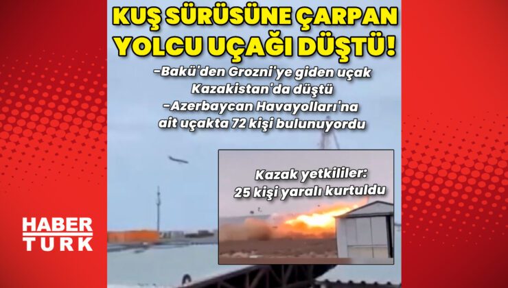 Kazakistan'da yolcu uçağı düştü | Dış Haberler