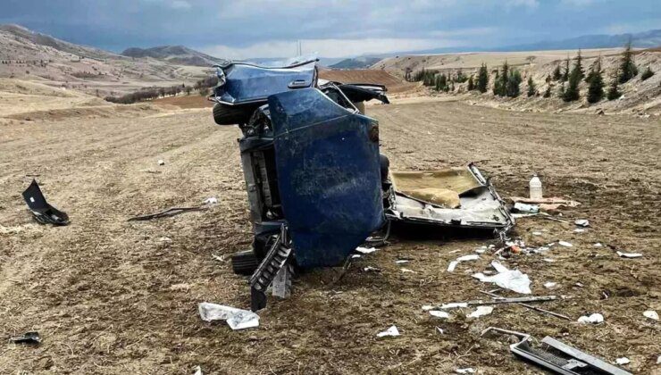 Kırıkkale’de Yağış Sonrası Kazada Sürücü Ağır Yaralandı