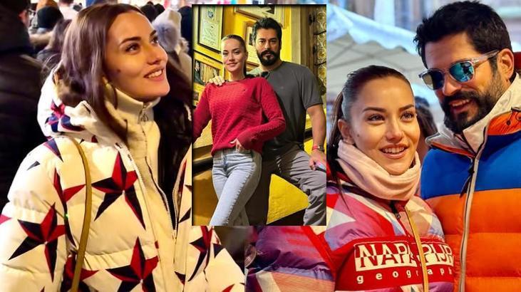 MAGAZİN HABERLERİ: Fransa’da romantik pozlar! Fahriye Evcen’den eşi Burak Özçivit’e aşk dolu bakış