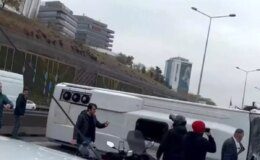 Maltepe E-5 Karayolu Ankara istikametinde seyir halindeki bir minibüs yan yattı. Olay yerine çok sayıda sağlık ve polis ekibi sevk edildi.