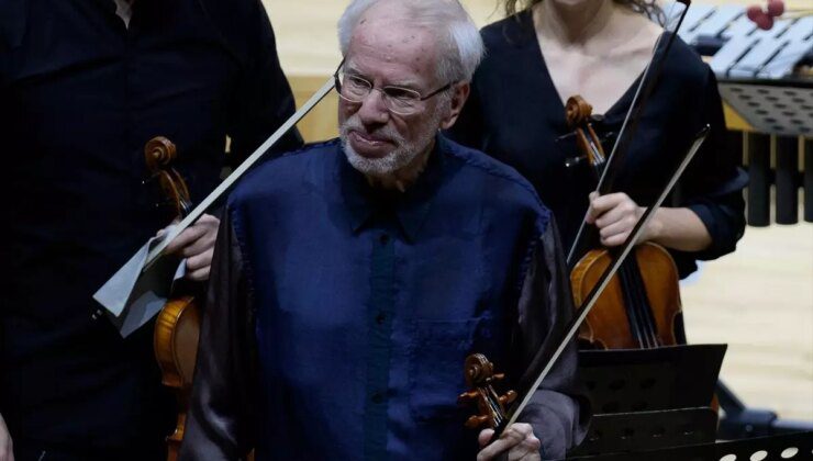 Ünlü Keman Sanatçısı Gidon Kremer Ankara’da Konser Verdi