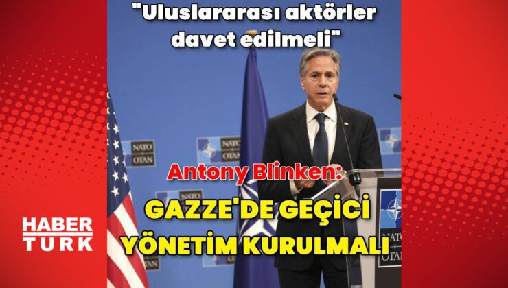 Blinken: İsrailliler mitlerini bir kenara bıraksın | Dış Haberler