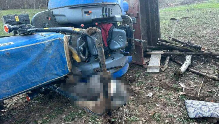 Bursa’da Traktör Devrildi, Sürücü Hayatını Kaybetti