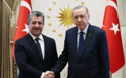 Cumhurbaşkanı Erdoğan, Mesrur Barzani’yi kabul etti