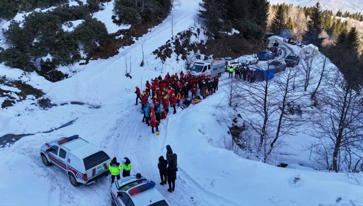 Giresun’da Çığ Tatbikatı Düzenlendi