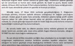 İYİ Parti Sözcüsü Kürşad Zorlu’dan İstifa Açıklaması