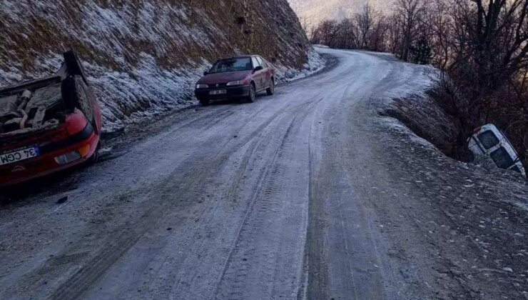 Kastamonu’da Gizli Buzlanma Kazalara Sebep Oldu