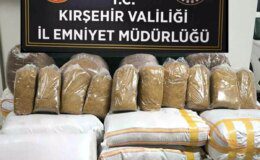 Kırşehir’de 700 Kilogram Bandrolsüz Tütün Ele Geçirildi