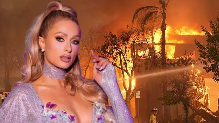Paris Hilton duyurdu! Los Angeles’taki lüks evi küle döndü