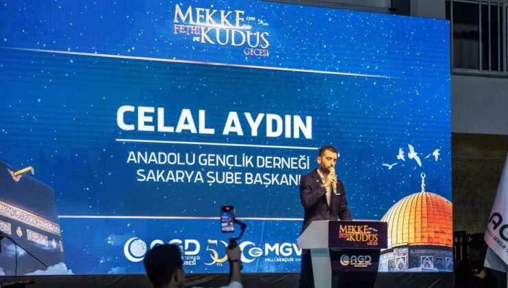 Sakarya’da Mekke’nin Fethi ve Kudüs Gecesi Programı Düzenlendi