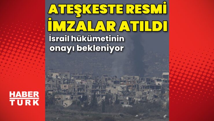 Son dakika: Gazze'de ateşkes resmi olarak imzalandı, İsrail Kabinesinin onayı bekleniyor | Dış Haberler