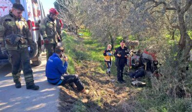 Traktör Devrildi, Sürücü Hayatını Kaybetti