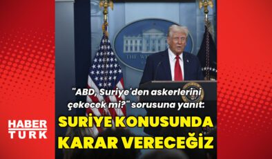 Trump: Kanada'ya yüzde 25 vergi uygulayacağız | Dış Haberler