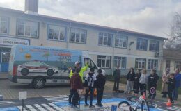 Uzunköprü’de Öğrencilere Trafik Eğitimi