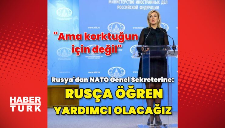 Zaharova'dan NATO Genel Sekreterine yanıt | Dış Haberler