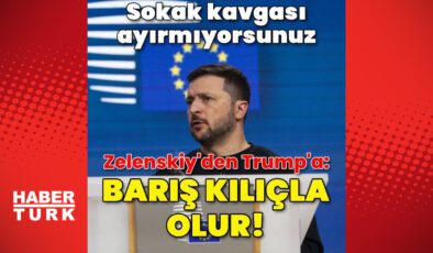 Zelenskiy: Barış kılıçla sağlanır | Dış Haberler