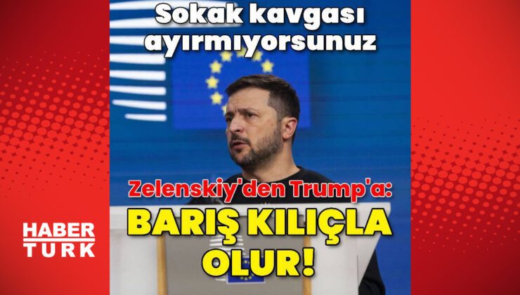 Zelenskiy: Barış kılıçla sağlanır | Dış Haberler