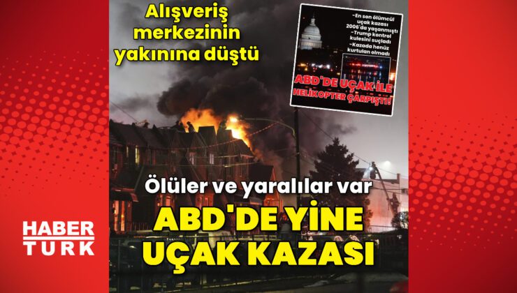 ABD’de uçak alışveriş merkezi yakınına düştü