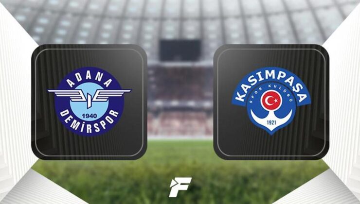 Adana Demirspor-Kasımpaşa | CANLI