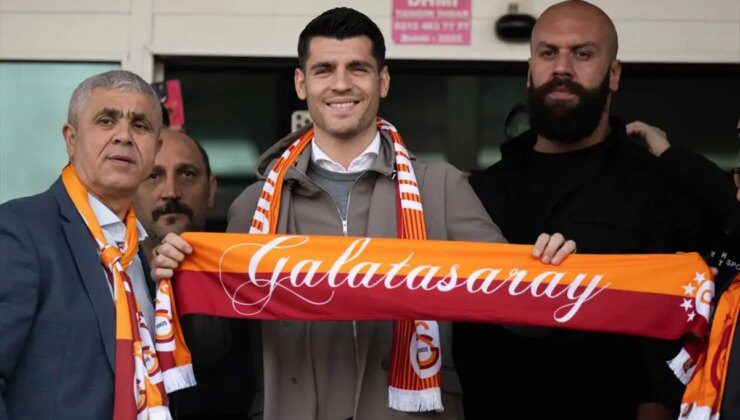 Alvaro Morata, Galatasaray için İstanbul’a geldi