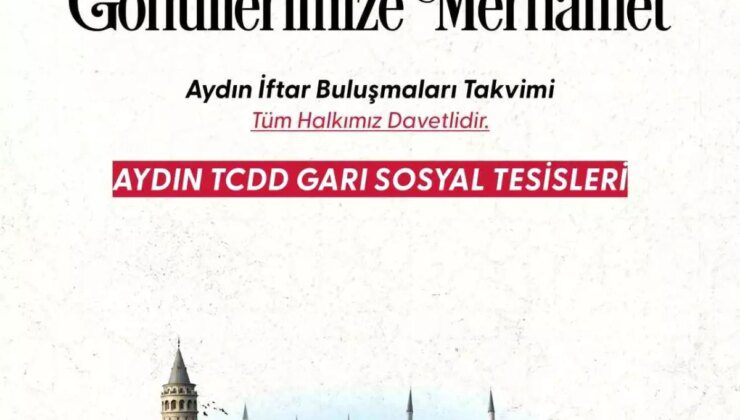 Aydın Vakıflar Bölge Müdürlüğü, Ramazan Boyunca Ücretsiz İftar Verecek