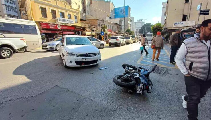 Aydın’da Otomobil ile Motosiklet Çarpıştı: 1 Yaralı