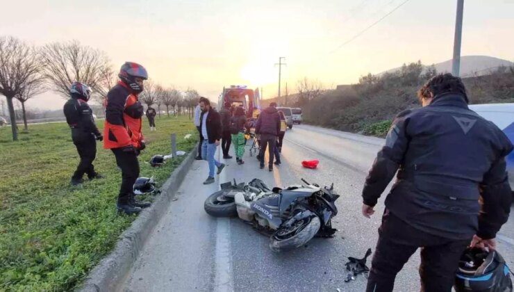 Bursa’da Motosiklet Kazası: Kadın Kulüp Başkanı Ağır Yaralandı