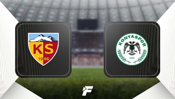 CANLI | Kayserispor-Konyaspor maçı (İlk düdük sesi geldi)