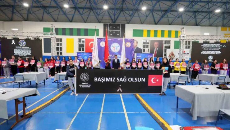 Denizli’de Okul Sporları Halter Genç Kızlar Türkiye Şampiyonası Başladı