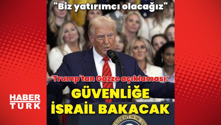 Donald Trump: Gazze konusunda acelemiz yok