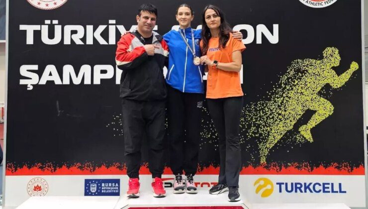 Eylül Aygül, Türkiye Atletizm Salon Şampiyonası’nda Altın ve Bronz Madalya Kazandı