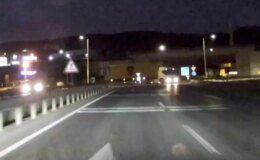 Gemlik’te Ters Şeride Giren Tır Facianın Eşiğinden Döndü
