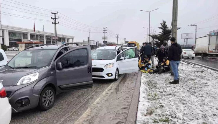 İnegöl’de Zincirleme Trafik Kazasında 4 Yaralı