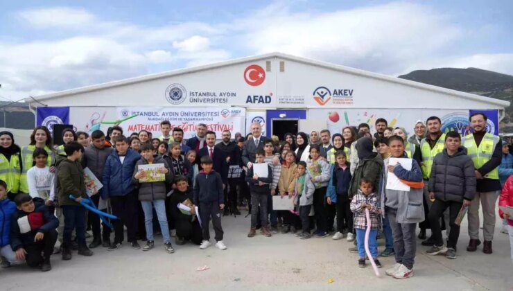 İstanbul Aydın Üniversitesi’nden Deprem Bölgesinde Eğitim Festivali