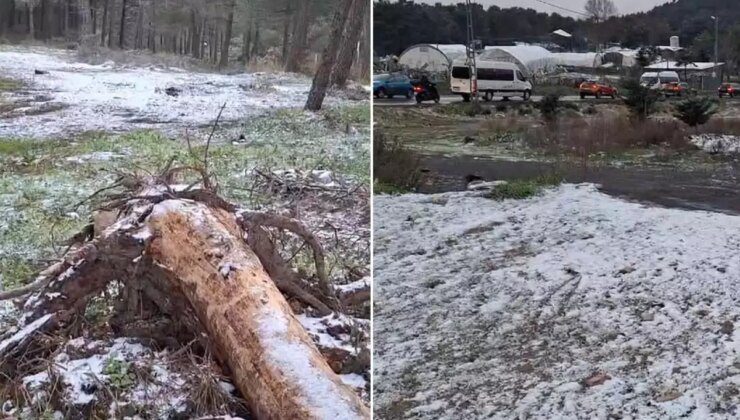 İstanbul’da beklenen kar yağışı başladı