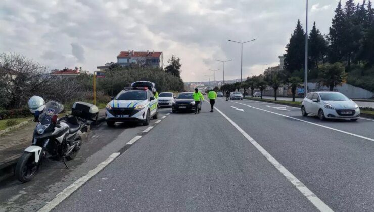 Mudanya’da Radar Hız Denetimi: 17 Sürücüye 100 Bin Lira Ceza