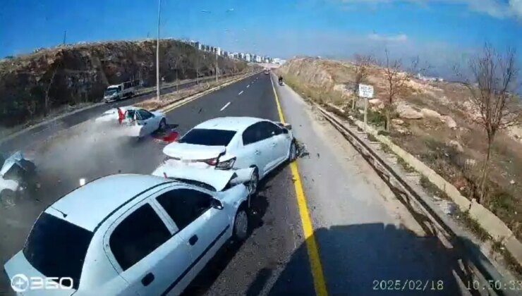 Şanlıurfa’da Zincirleme Trafik Kazası: 6 Yaralı