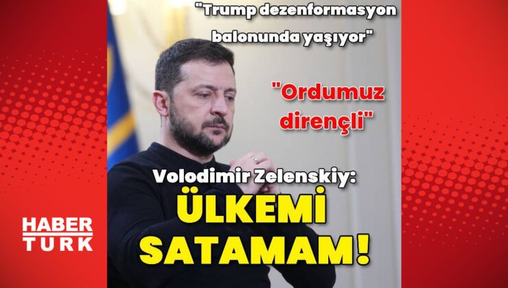 Volodimir Zelenskiy: Ülkemi satamam!