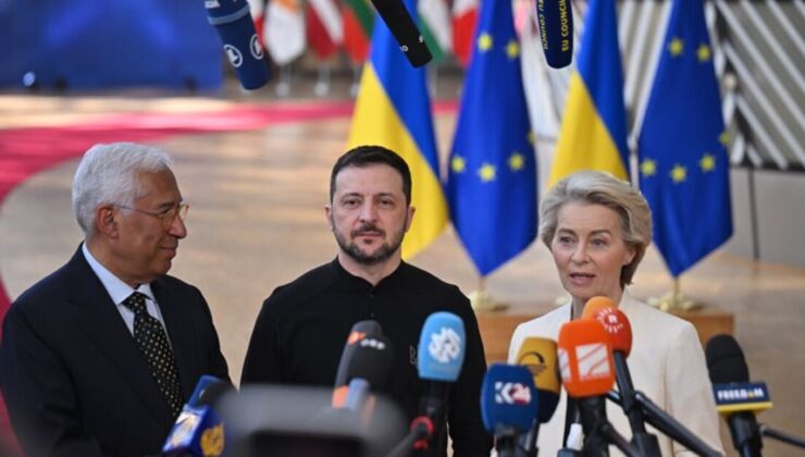 AB yönetimi, Brüksel’de ağırladığı Zelenskiy’ye tam desteğini yineledi