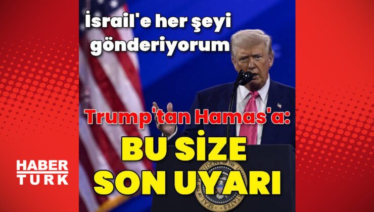 ABD Başkanı Trump: İsrail’e her şeyi gönderiyorum