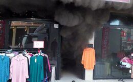 Ankara’da Giyim Mağazasında Yangın Çıktı