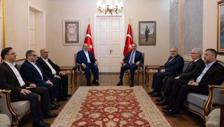 Bakan Fidan Hamas heyeti ile görüştü
